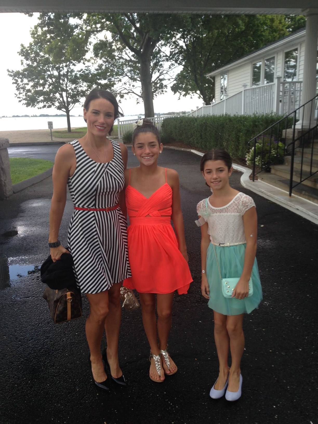 Marc with the girls as babies